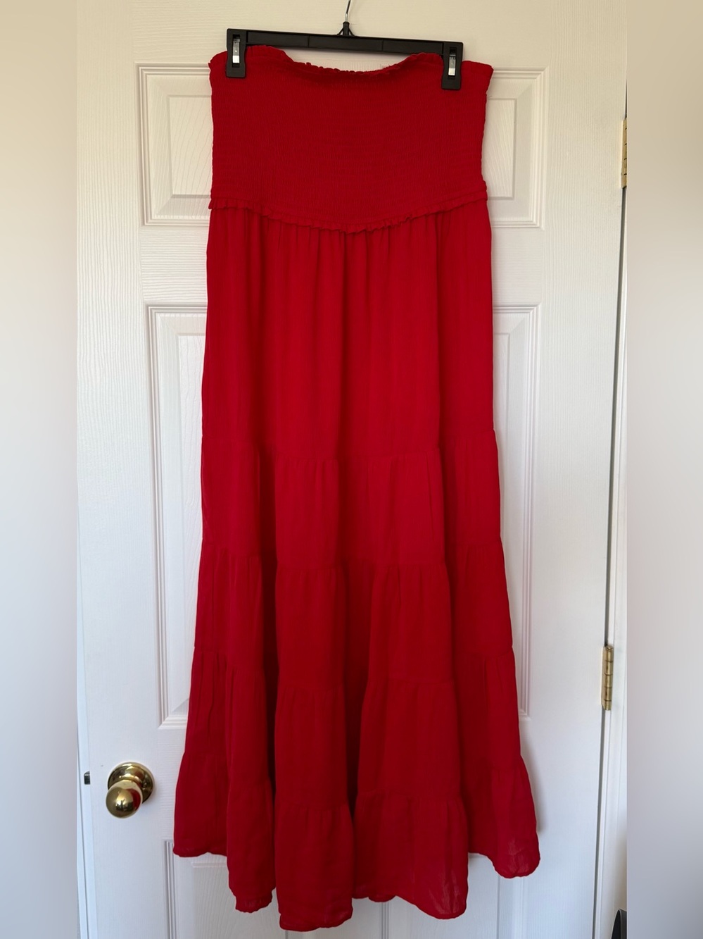 wild fable Tiered Tube Strapless Maxi Dress - Sz M